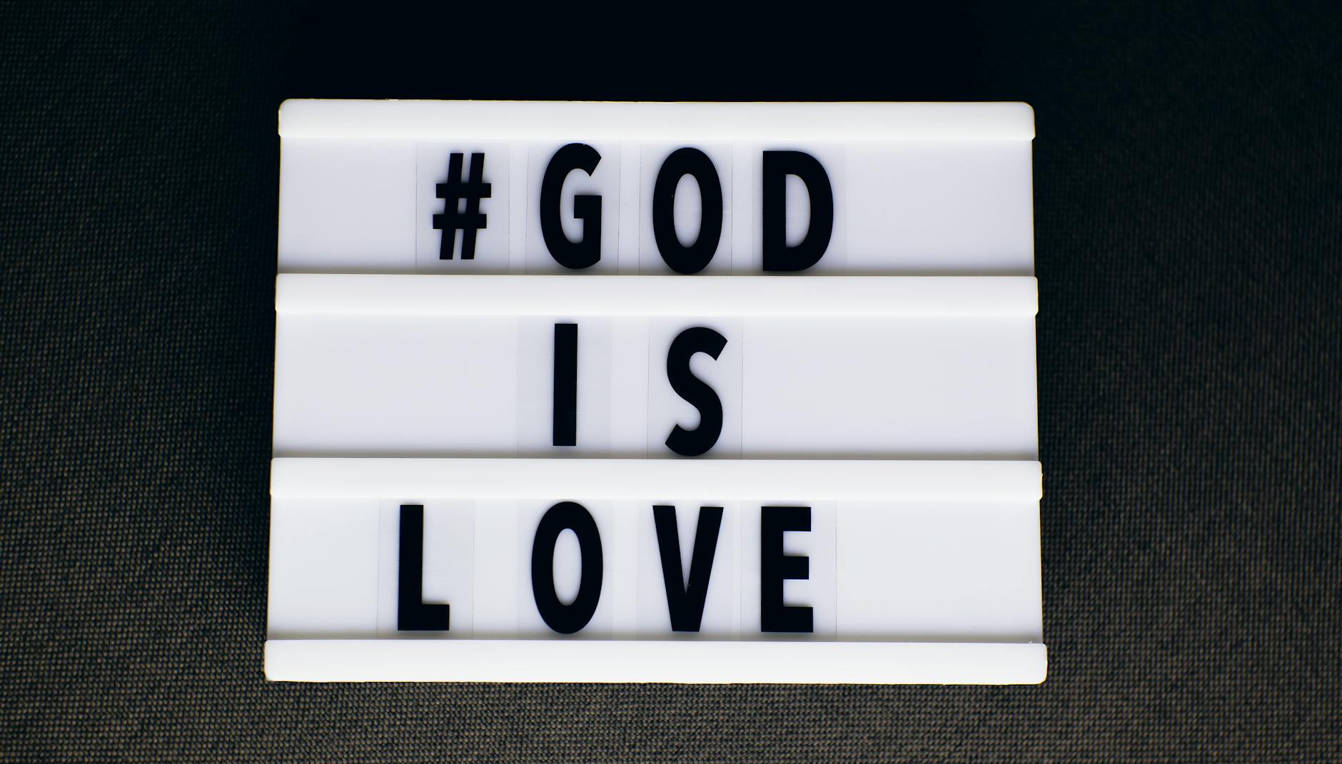 lightbox on a white surface